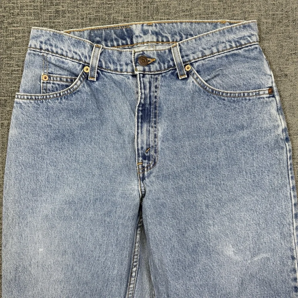 Vintage Levi's 560 Orange Tab Jeans Men's 31x30 Loose Fit Tapered Leg 90's